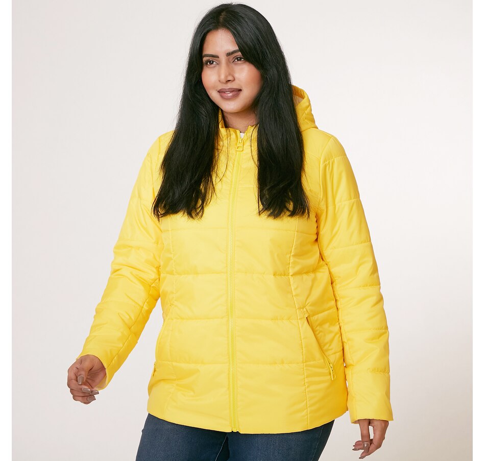 Image 290497_YEL.jpg, Product 290-497 / Price $49.33, Arctic Expedition Ladies' Short Puffer with Hood from Arctic Expedition on TSC.ca's Fashion department