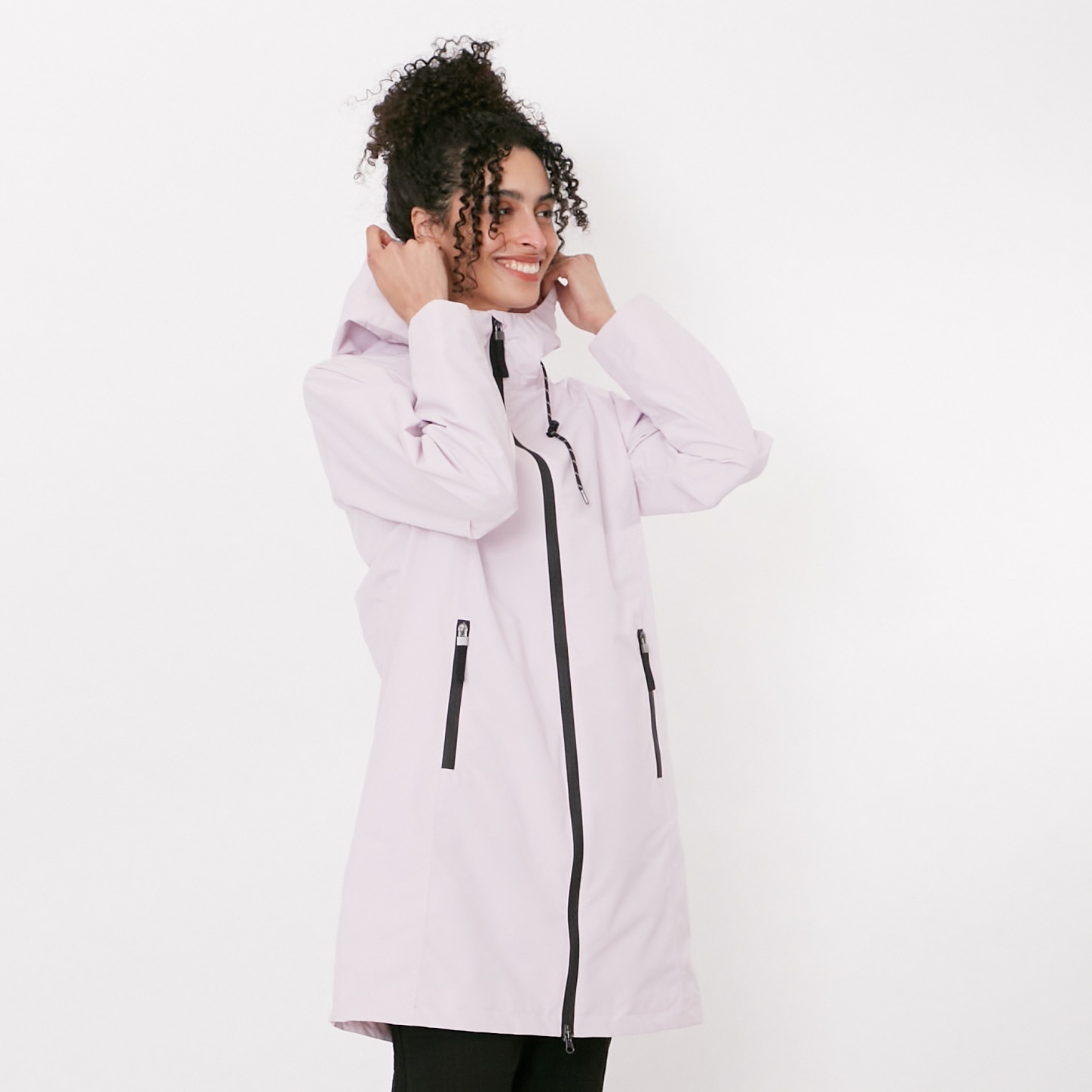 Pastel raincoat clearance