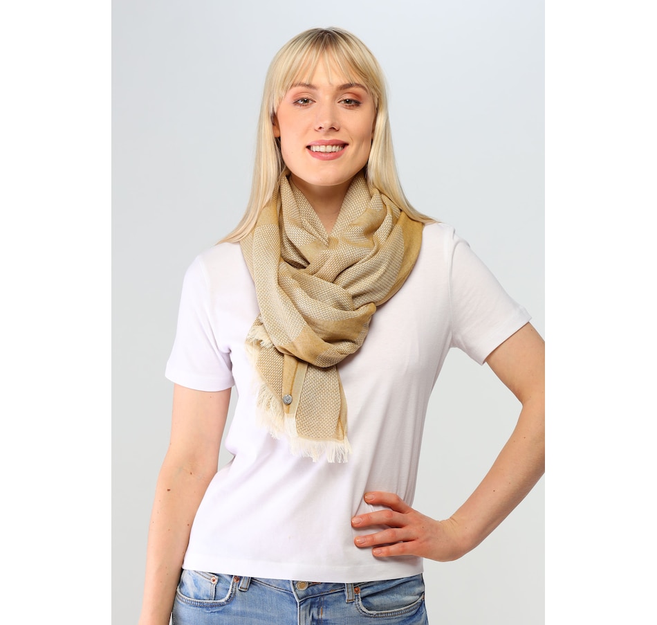 Image 290633_ALTMORE10.jpg, Product 290-633 / Price $19.33, Fraas Textured Pebbles Scarf from FRAAS on TSC.ca's Fashion department