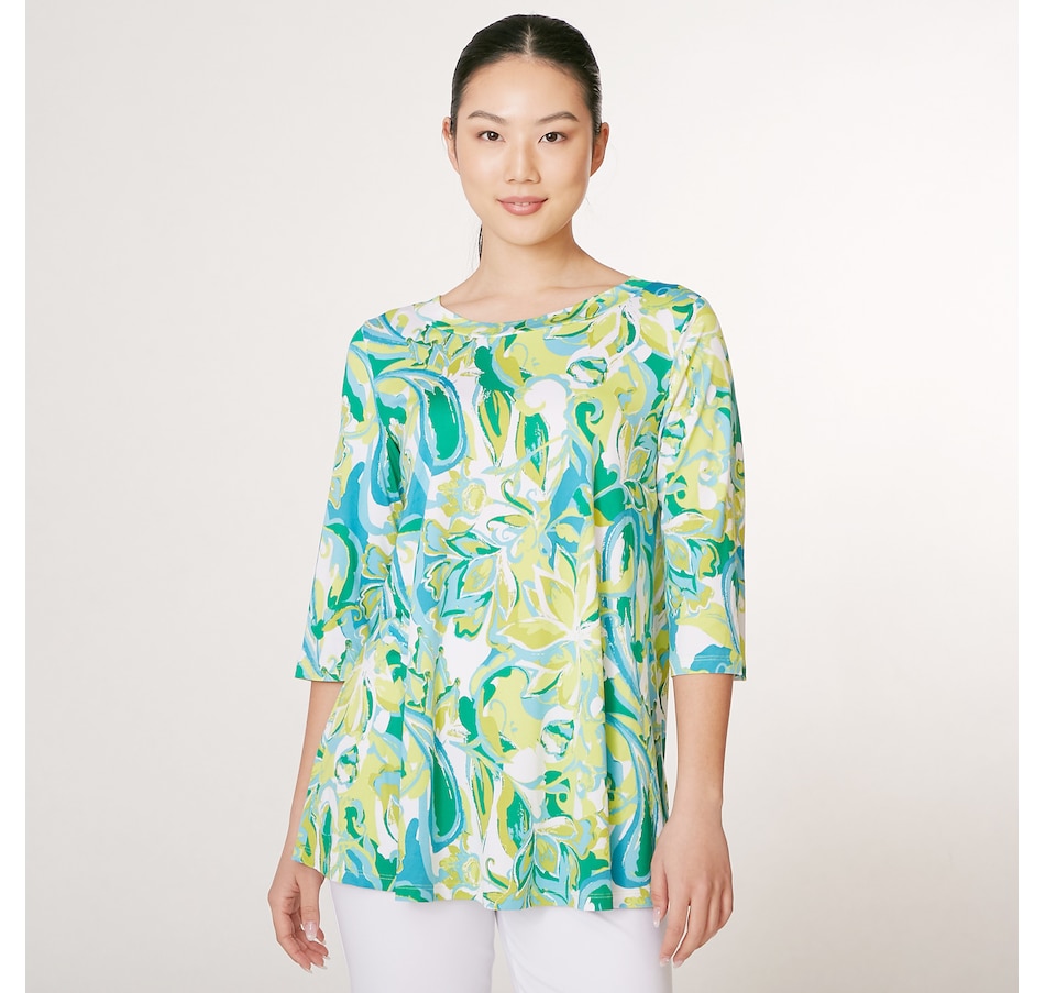 Clothing & Shoes - Tops - Shirts & Blouses - Kim & Co Printed Brazil ...