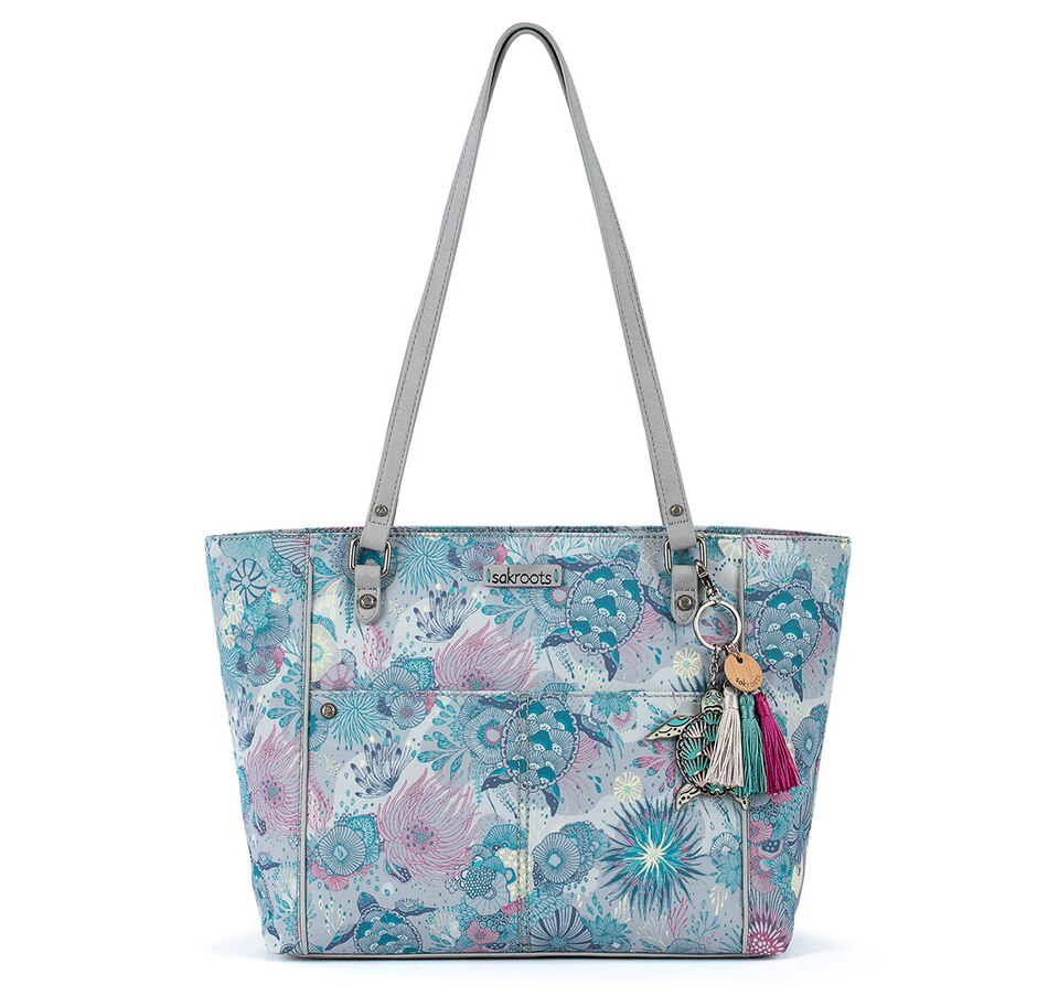 Image 290735_GRY.jpg, Product 290-735 / Price $99.00, Sakroots Metro Eco Twill Tote from The SAK Handbags on TSC.ca's Fashion department