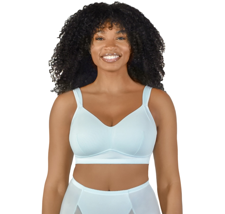 Rhonda Shear - Meet the bra that offers amazing support, coverage, and even  helps with posture! The molded cup bra with mesh back detail works great  under a T-shirt or alone! Reward