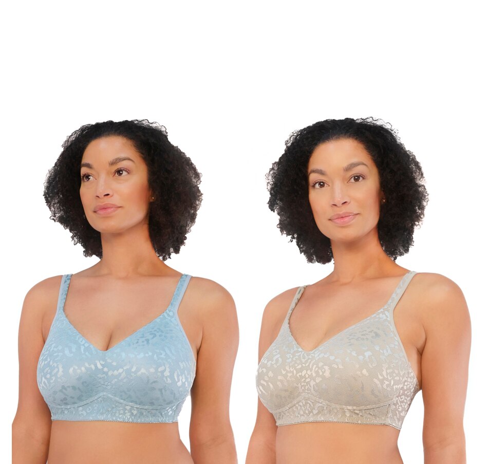 Clothing & Shoes - Socks & Underwear - Bras - Rhonda Shear 2-Pack Lace Back Molded  Cup Bra - Online Shopping for Canadians