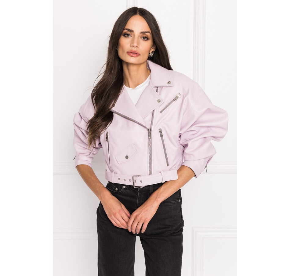 Image 290852_LAV.jpg, Product 290-852 / Price $249.33, LAMARQUE Dylan Leather Jacket from LAMARQUE on TSC.ca's Fashion department