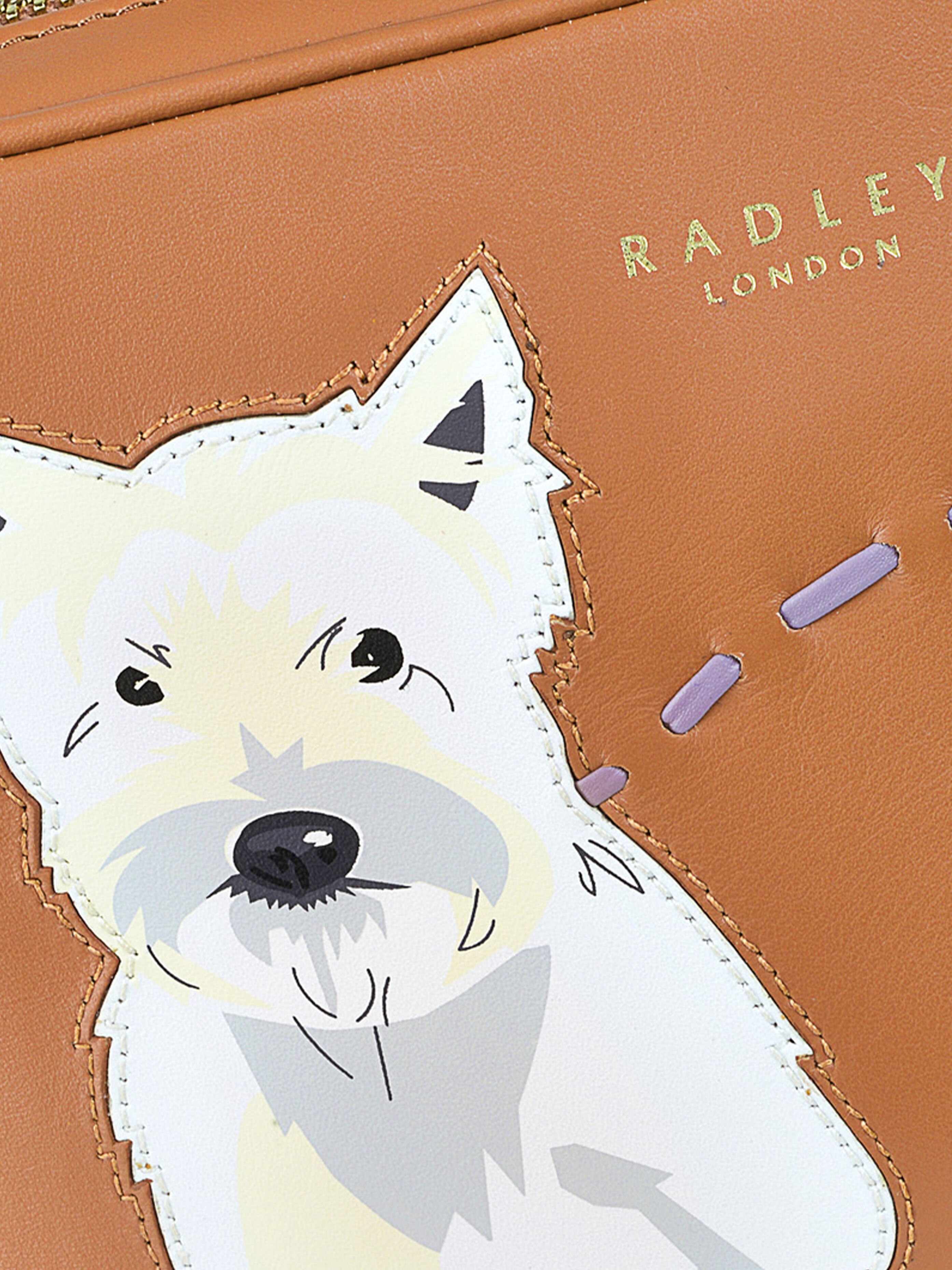 b/ \" London London ロンドンアップリケ　dog cafe柄 b/ 