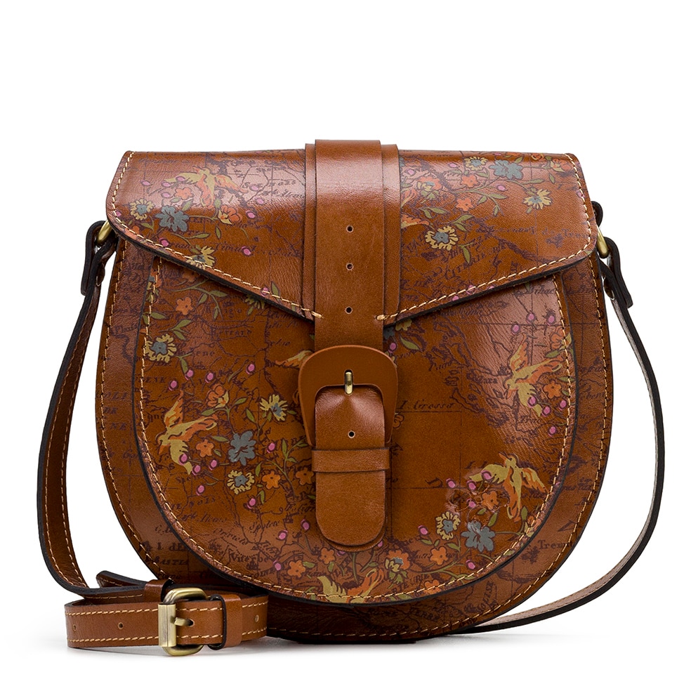 patricia nash rosa saddle bag