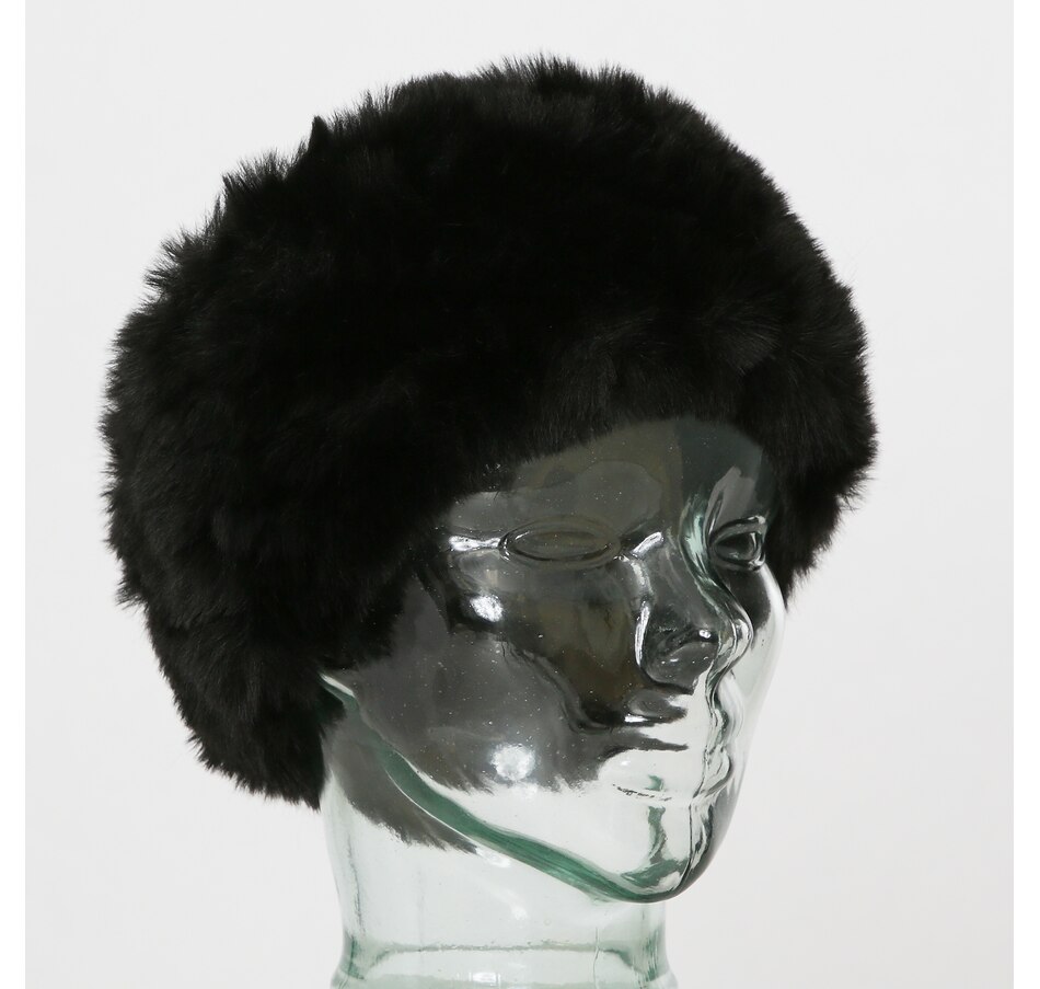 Adrienne Landau Faux Fur Knit Headband - TSC.ca display picture 3