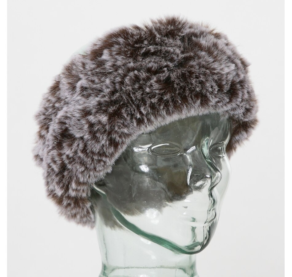 Adrienne Landau Faux Fur Knit Headband - TSC.ca display picture 1