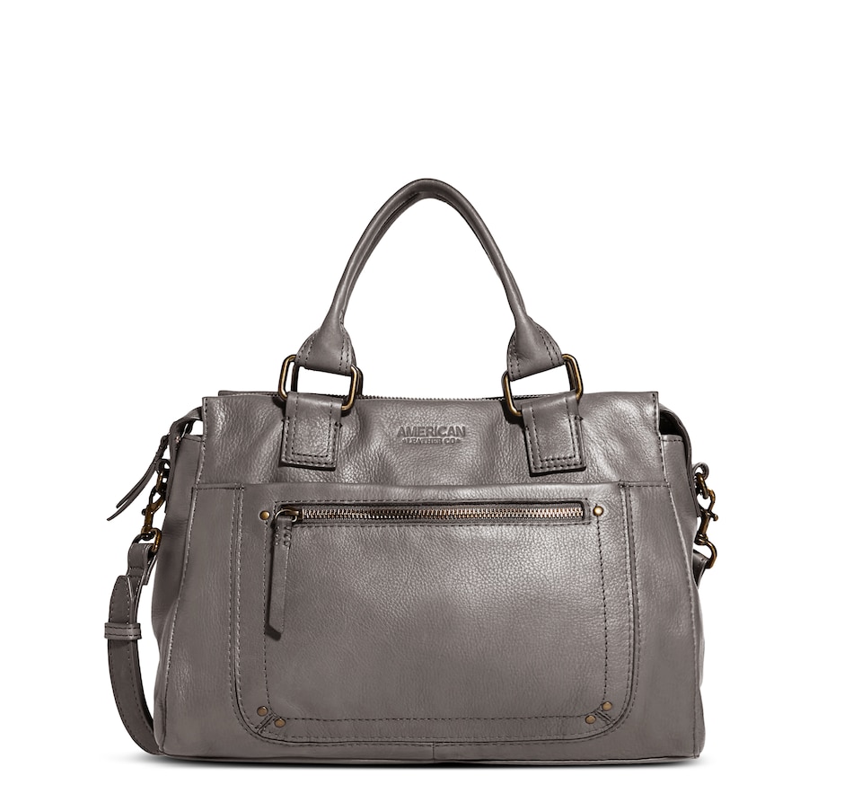 Image 297782_AGRY.jpg, Product 297-782 / Price $159.88, American Leather Co. Jamestown Satchel from American Leather Co. on TSC.ca's Clothing & Shoes department
