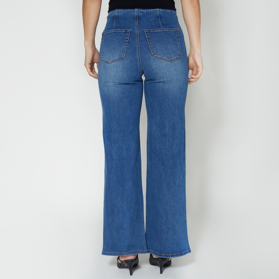 Image 341387_ALTMORE1.jpg, Product 341-387 / Price $29.33, Diane Gilman Pull-On Button Fly Wide Leg Jean from DG2 by Diane Gilman on TSC.ca's Fashion department
