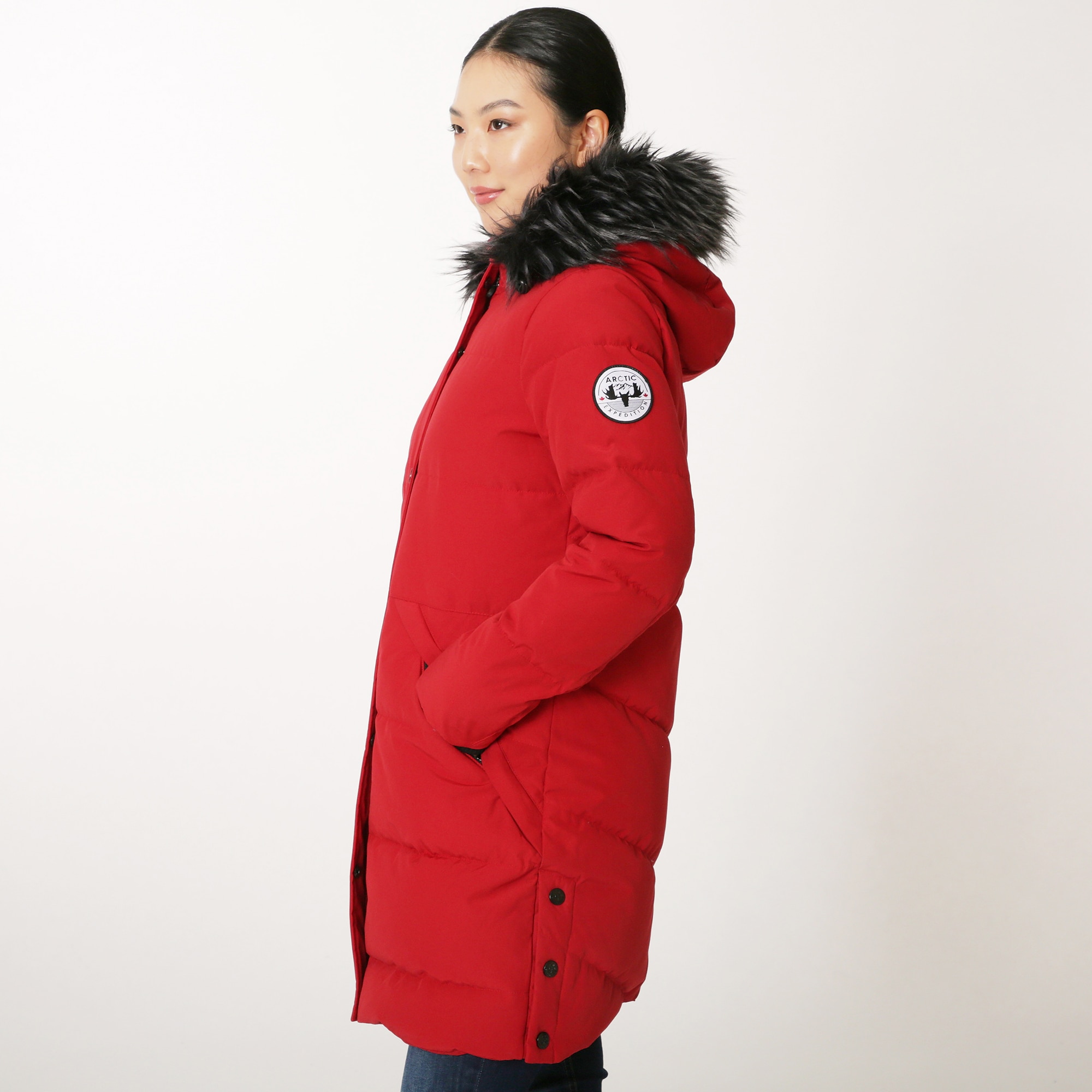 north face jaiden green puffer