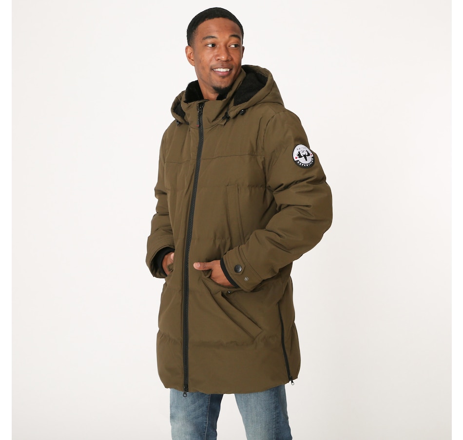 Clothing & Shoes - Jackets & Coats - Coats & Parkas - Menswear - Arctic  Expedition Men's Mid Length Hooded Down Parka - Online Shopping for  Canadians