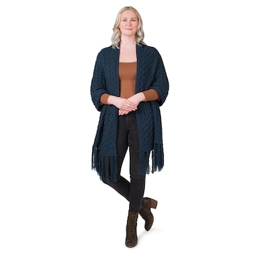 Patricia Nash Oversized Cable Knit Scarf