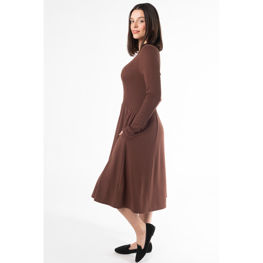 Image 349014_ALTMORE1.jpg, Product 349-014 / Price $55.33, Terrera Audrey Longsleeve Ribbed Dress from Terrera on TSC.ca's Fashion department