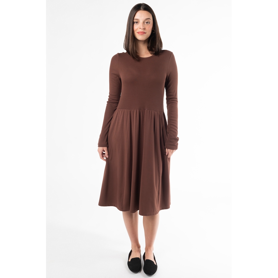 Image 349014_COC.jpg, Product 349-014 / Price $55.33, Terrera Audrey Longsleeve Ribbed Dress from Terrera on TSC.ca's Fashion department
