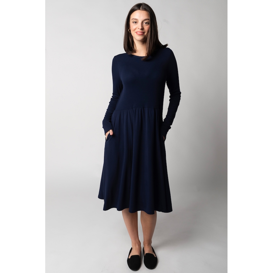 Image 349014_IK.jpg, Product 349-014 / Price $55.33, Terrera Audrey Longsleeve Ribbed Dress from Terrera on TSC.ca's Fashion department