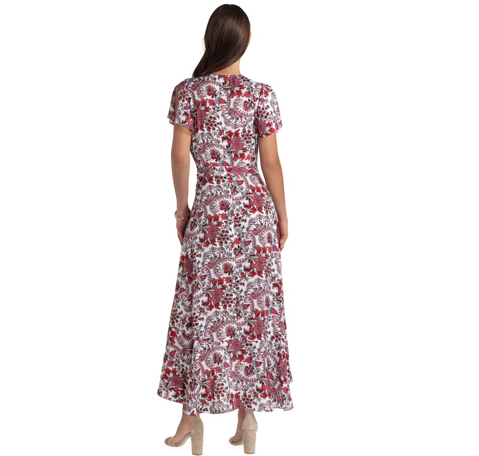 Image 349028_ALTMORE1.jpg, Product 349-028 / Price $49.33, Gigi Parker Wrap Dress with Flounce Sleeve from Gigi Parker on TSC.ca's Fashion department