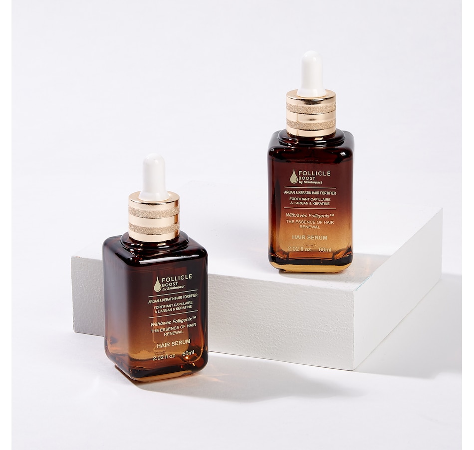 Image 349093.jpg, Product 349-093 / Price $80.00, SkinImpact Follicle Boost Argan & Keratin Hair Fortifier Duo from SkinImpact on TSC.ca's Beauty department