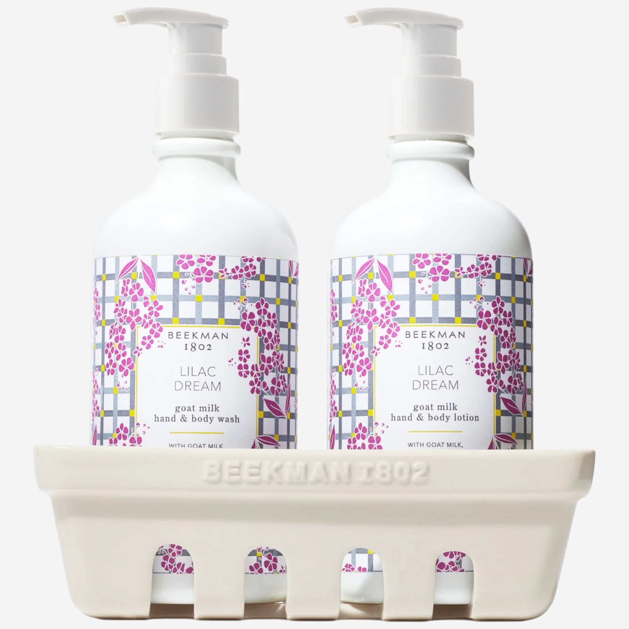 Beekman 1802 Goat Milk Hand Wash & Lotion Ceramic Caddy Set - TSC.ca