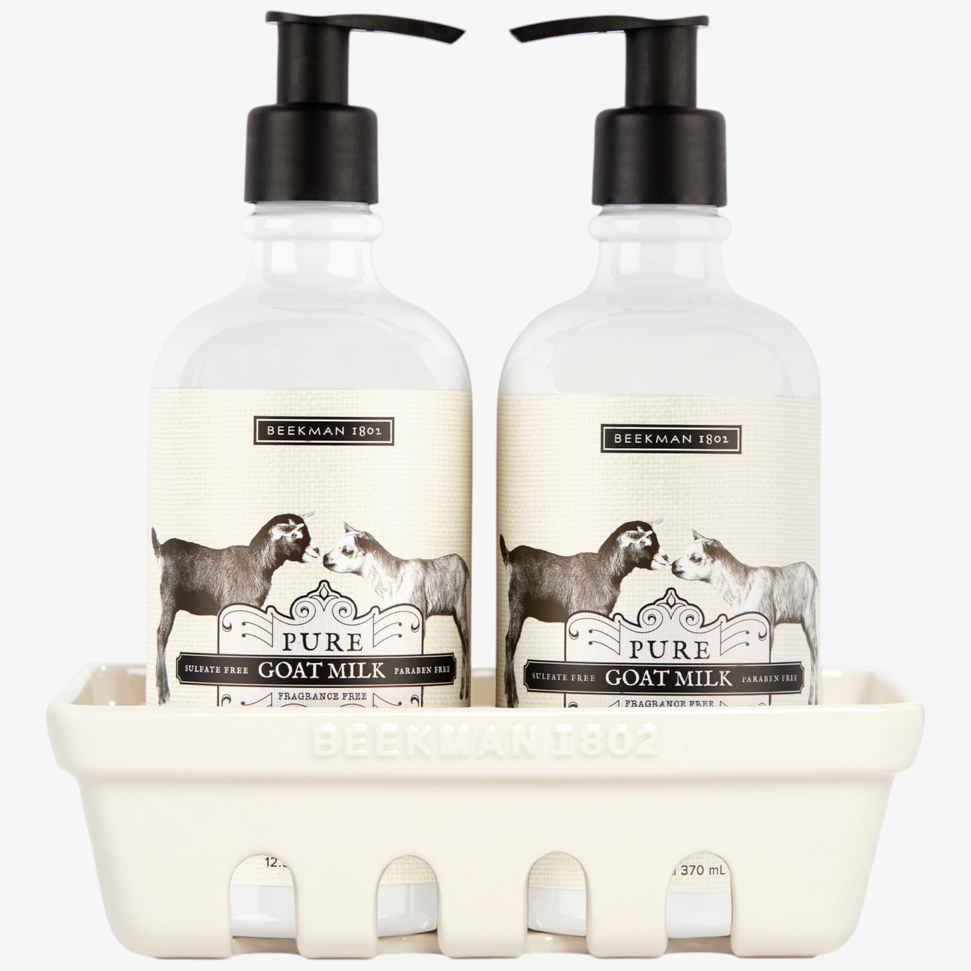 Beekman 1802 Goat Milk Hand Wash & Lotion Ceramic Caddy Set - TSC.ca
