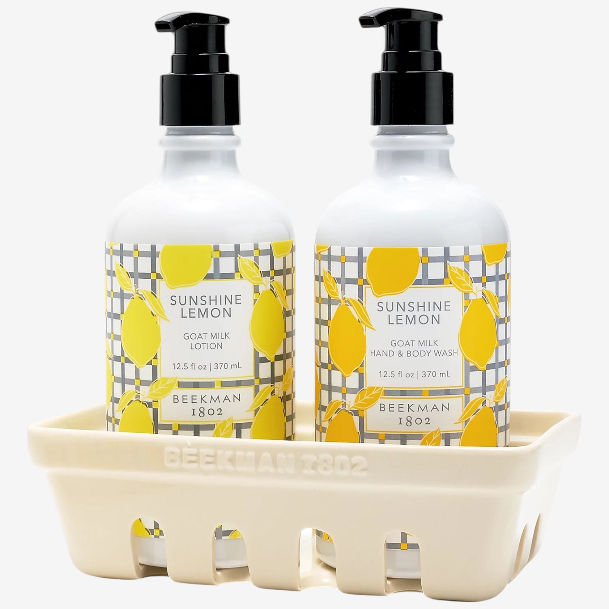 Beekman 1802 Goat Milk Hand Wash & Lotion Ceramic Caddy Set - TSC.ca