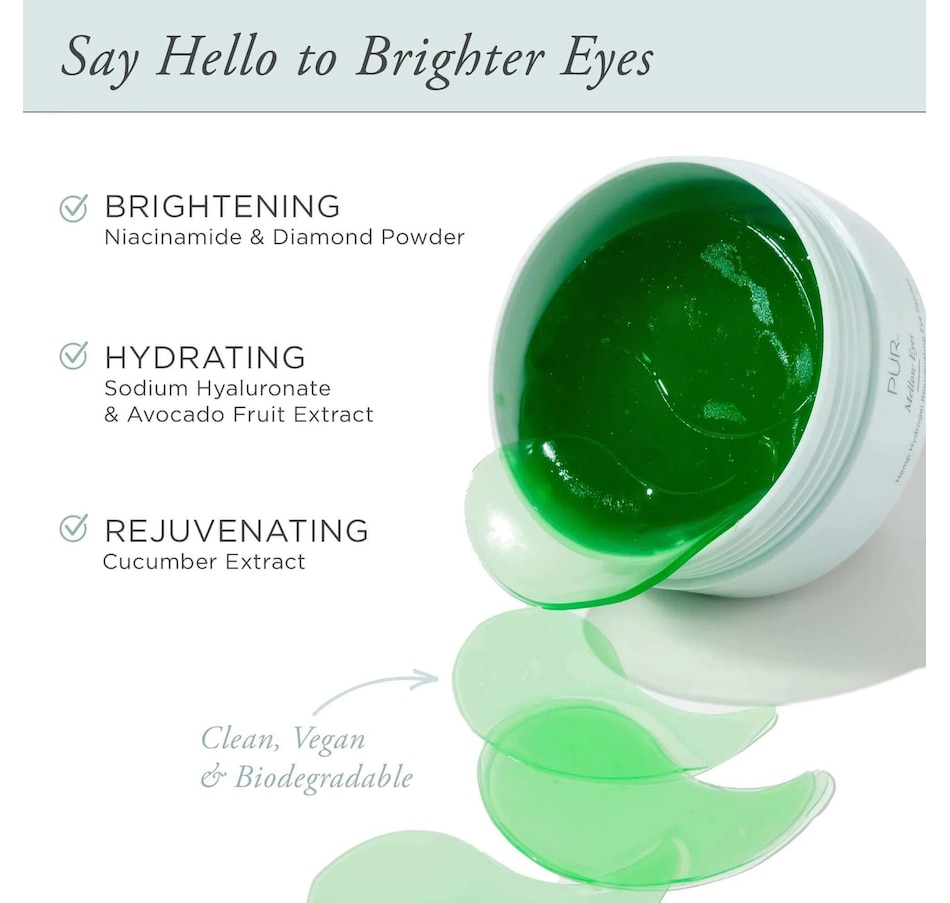 Image 349529_ALTMORE2.jpg, Product 349-529 / Price $39.00, PÜR Mellow Eyes Hemp Infused Eye Patches from PUR on TSC.ca's Beauty department