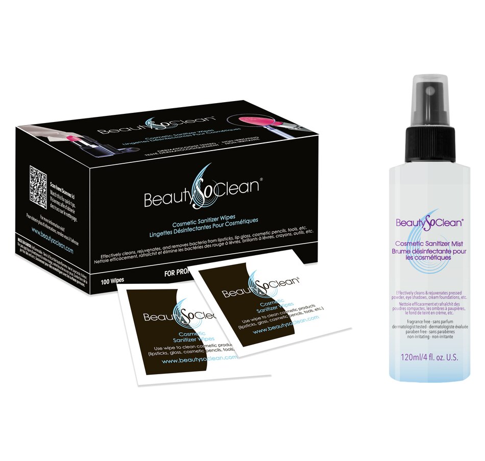 Image 349646.jpg, Product 349-646 / Price $36.50, BeautySoclean Mist & Wipes 2-Piece Kit from BeautySoClean on TSC.ca's Beauty department