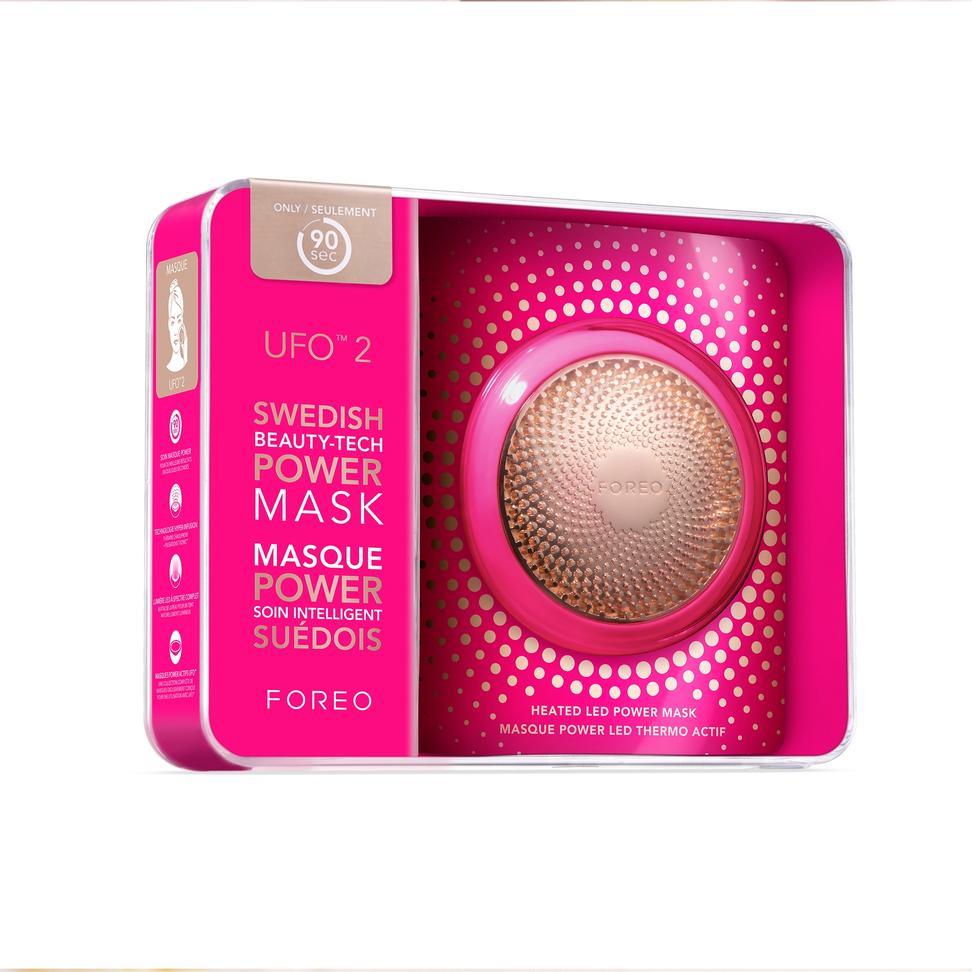 Foreo UFO 2 T-Sonic Power & LED Lights Skincare Device - TSC.ca