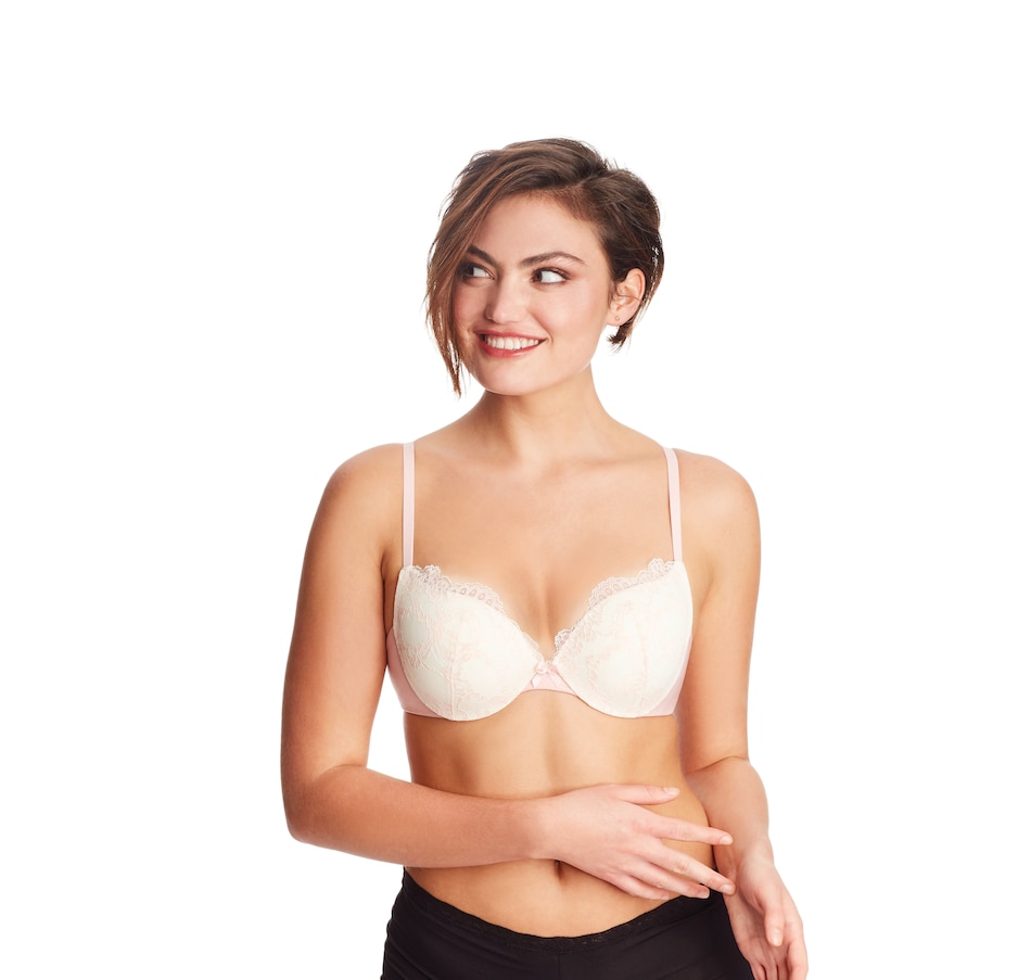 Clothing & Shoes - Socks & Underwear - Bras - Maidenform Bras Love The Lift  Push Up & In Cross-Dye Lace Bra - Online Shopping for Canadians