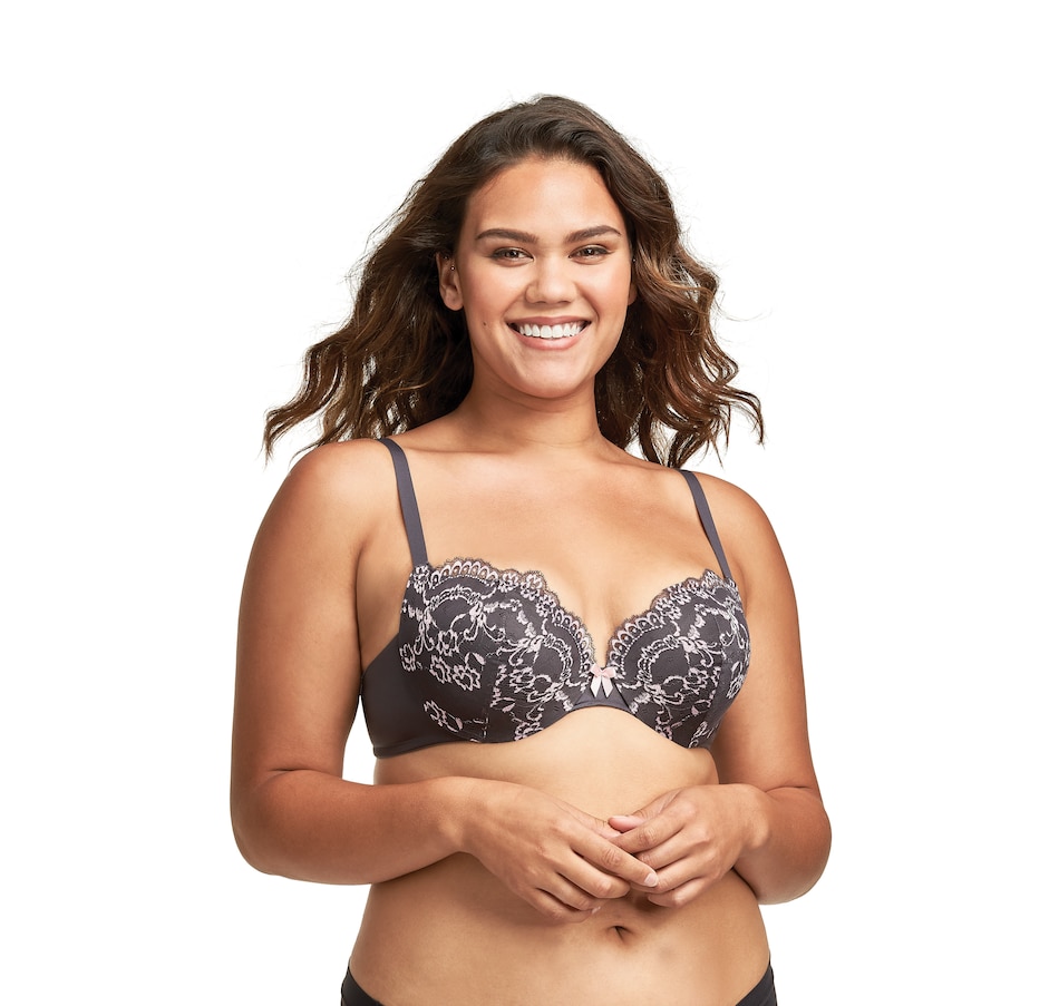 Maidenform Love The Lift Natural Boost Demi T-Shirt Bra : :  Clothing, Shoes & Accessories
