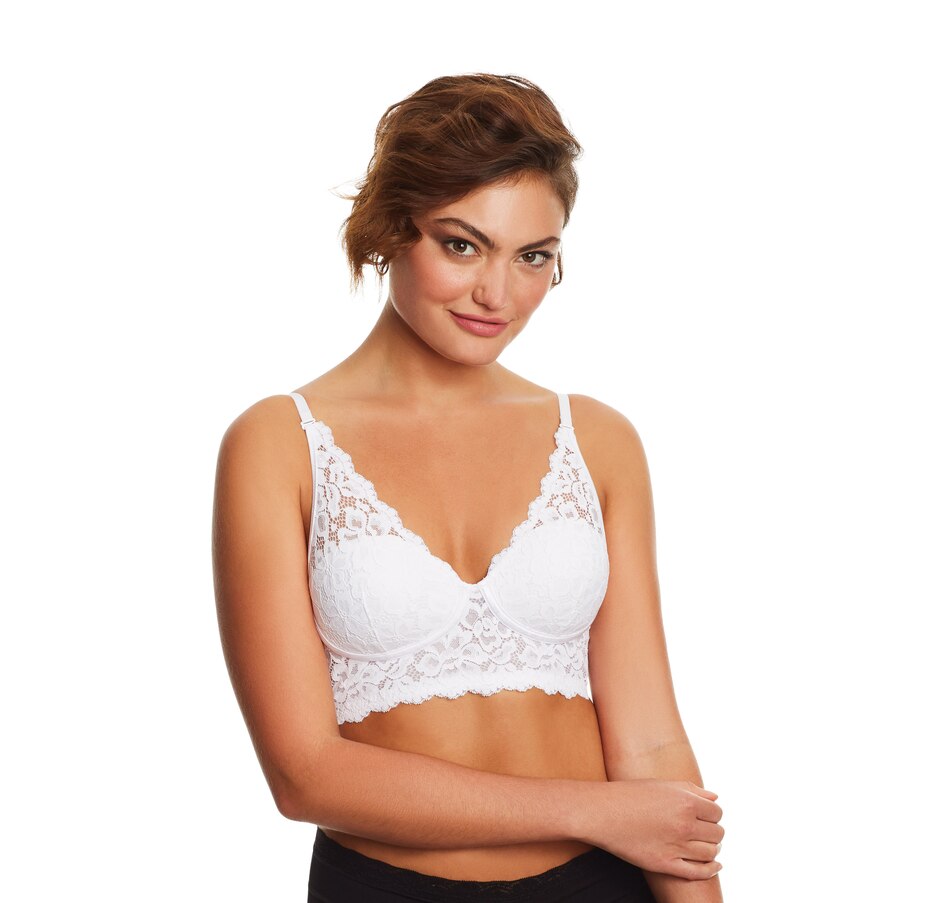 Image 349895_WHT.jpg, Product 349-895 / Price $34.88, Maidenform Bras Convertible Halter Bralette from Maidenform on TSC.ca's Clothing & Shoes department