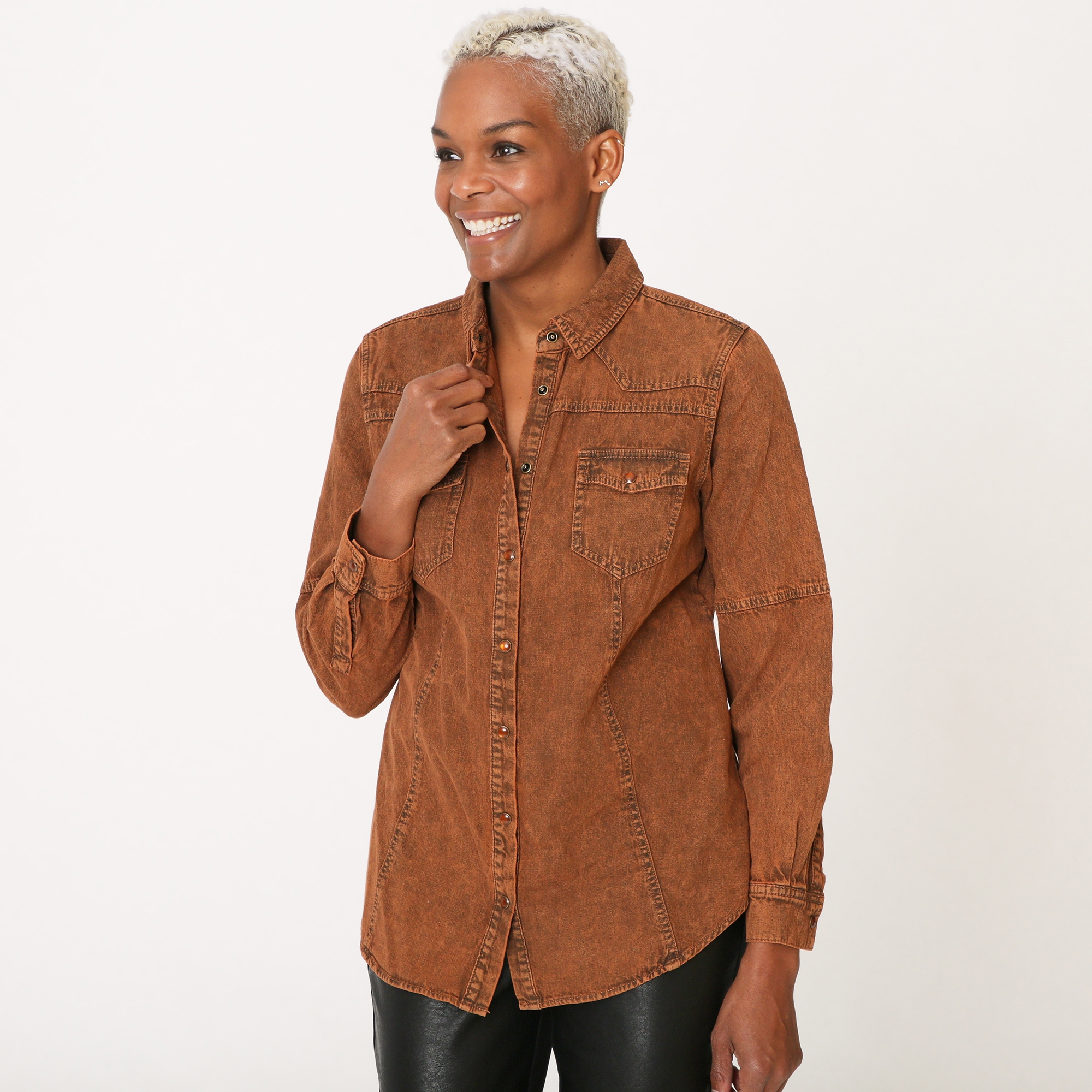 tsc.ca - Joan Rivers Button Front Shirt 