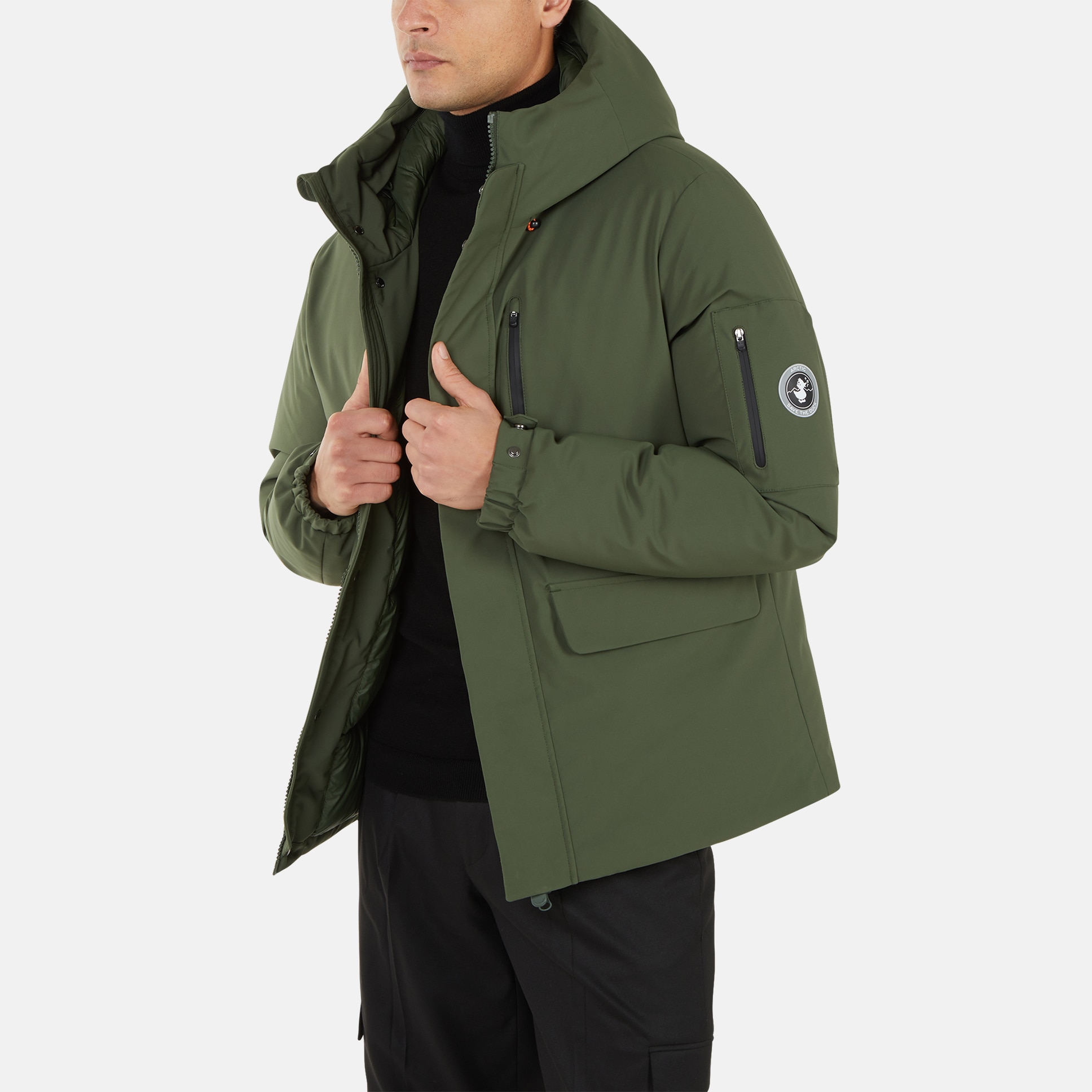 Save the Duck Men's Robin Hooded Parka