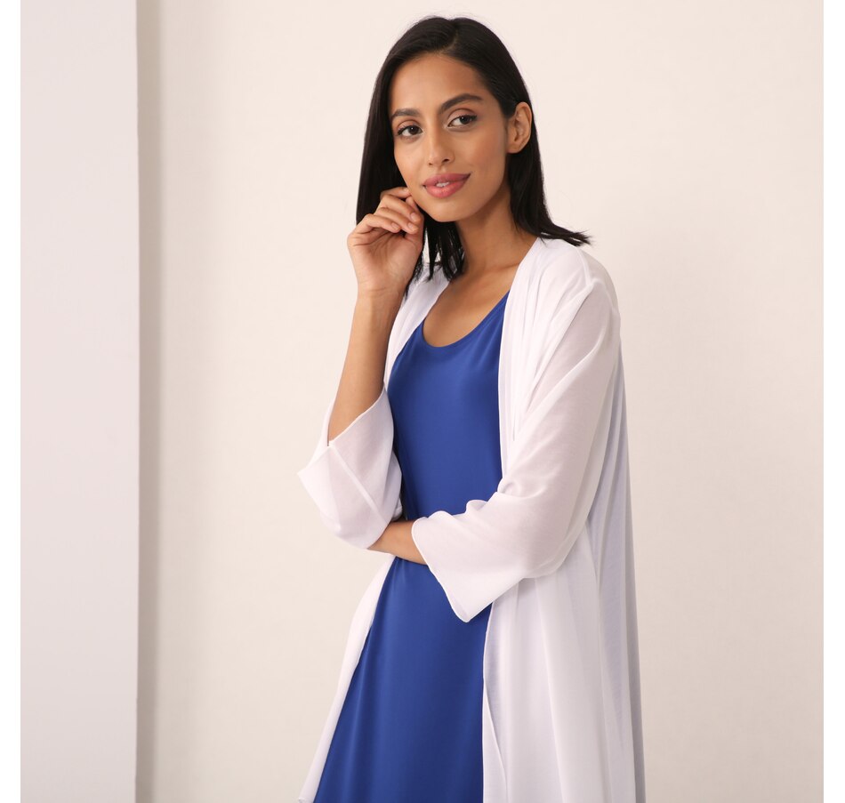 Image 350479_WHT.jpg, Product 350-479 / Price $34.33, Marallis Long Chiffon Jacket from Marallis on TSC.ca's Fashion department