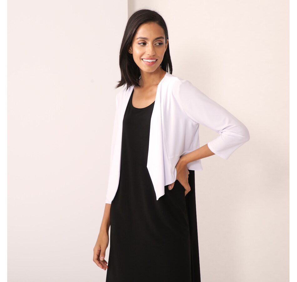 Image 350481_WHT.jpg, Product 350-481 / Price $19.33, Marallis Brazil Knit Cropped Open Bolero from Marallis on TSC.ca's Fashion department