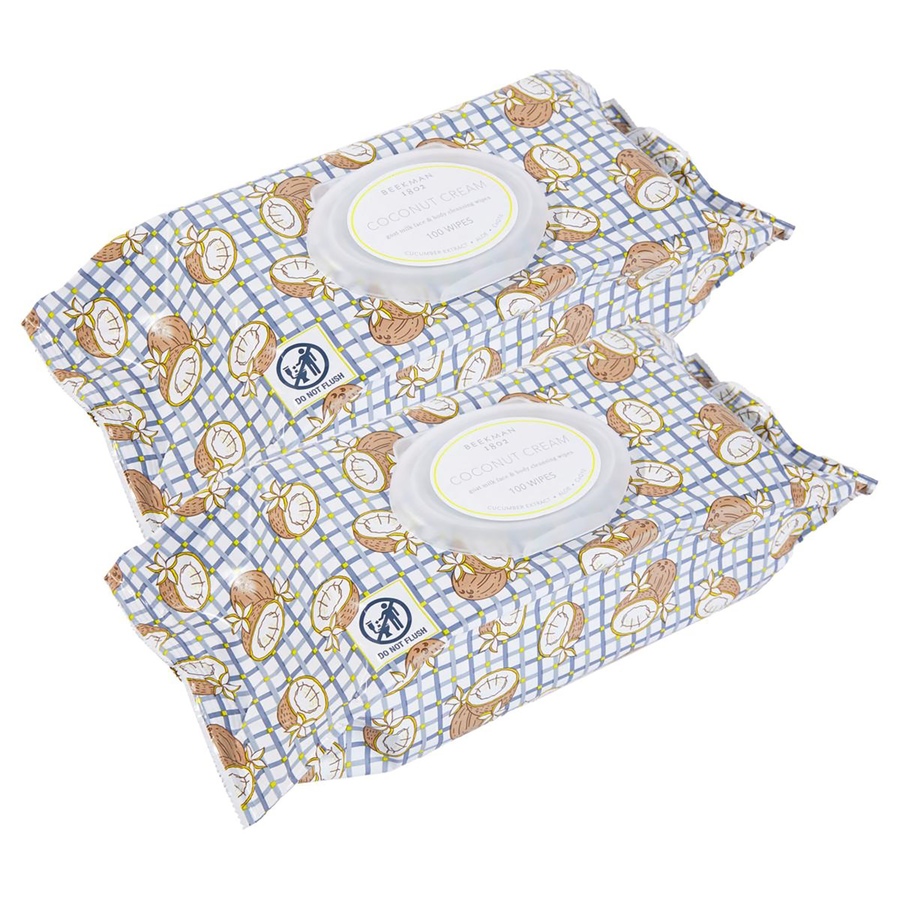 Image 371265_CNT.jpg, Product 371-265 / Price $70.00, Beekman 1802 Supersize Goat Milk Facial Cleansing Wipes Duo from Beekman 1802 on TSC.ca's Beauty department