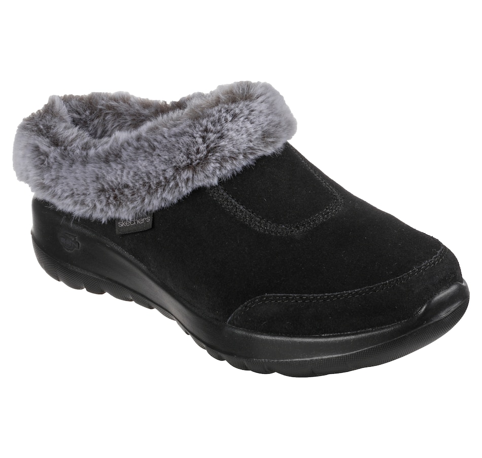 Clothing & Shoes - Shoes - Boots - Skechers On The Go Faux Fur Clog ...