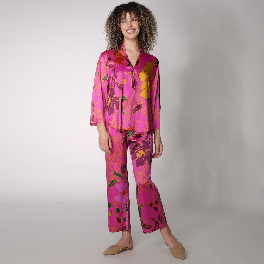 Image 371596_VIOPL.jpg, Product 371-596 / Price $64.33, N Natori Printed Silky Satin PJ Set from N Natori on TSC.ca's Fashion department