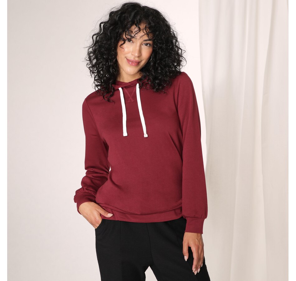 Image 371667_WIN.jpg, Product 371-667 / Price $34.88, EZ by Nina Leonard french terry balloon sweatshirt from Nina Leonard on TSC.ca's Fashion department
