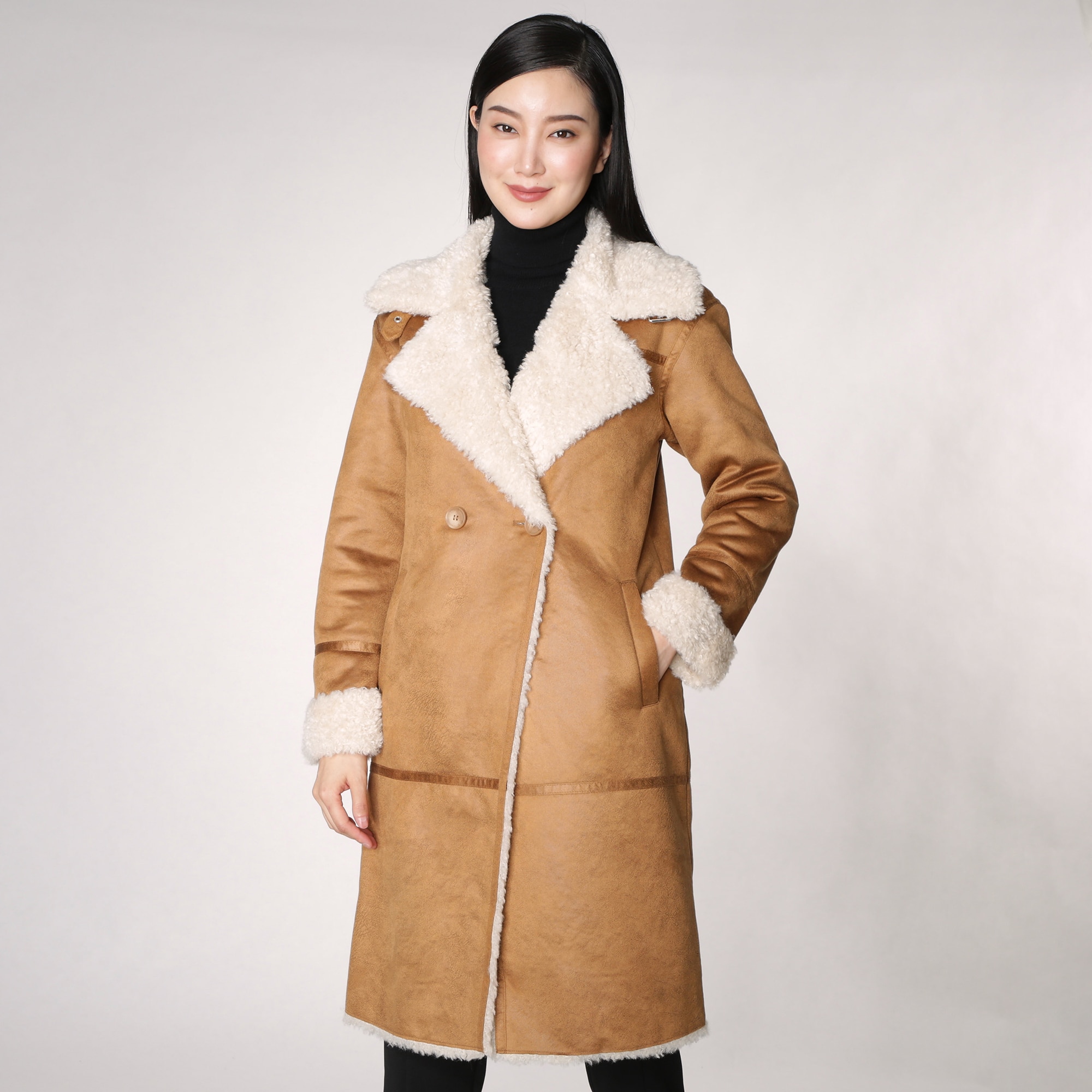 shearling coat price