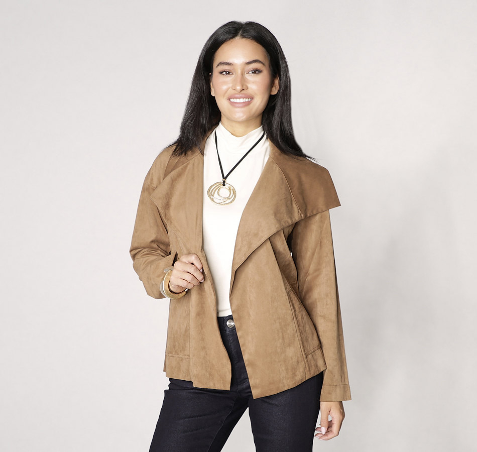 faux suede jackets