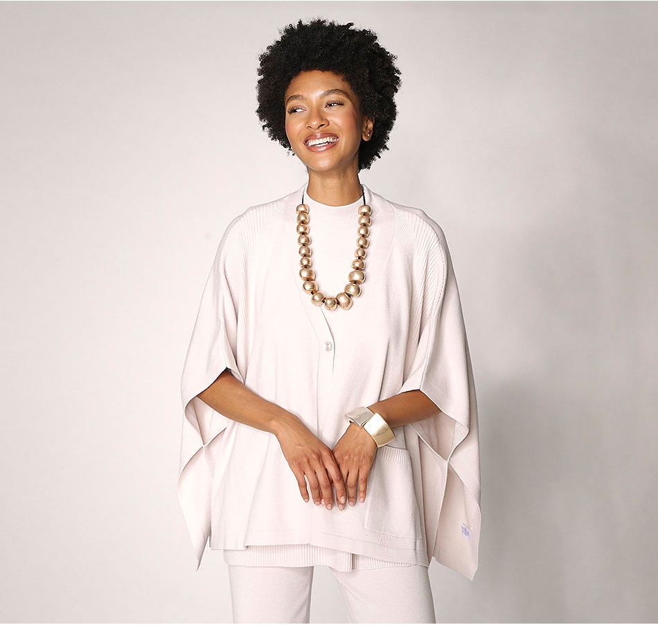 Image 371802_OYS.jpg, Product 371-802 / Price $69.88, MarlaWynne Rib Detail Sweater Knit Cardigan from Wynnelayers on TSC.ca's Clothing & Shoes department