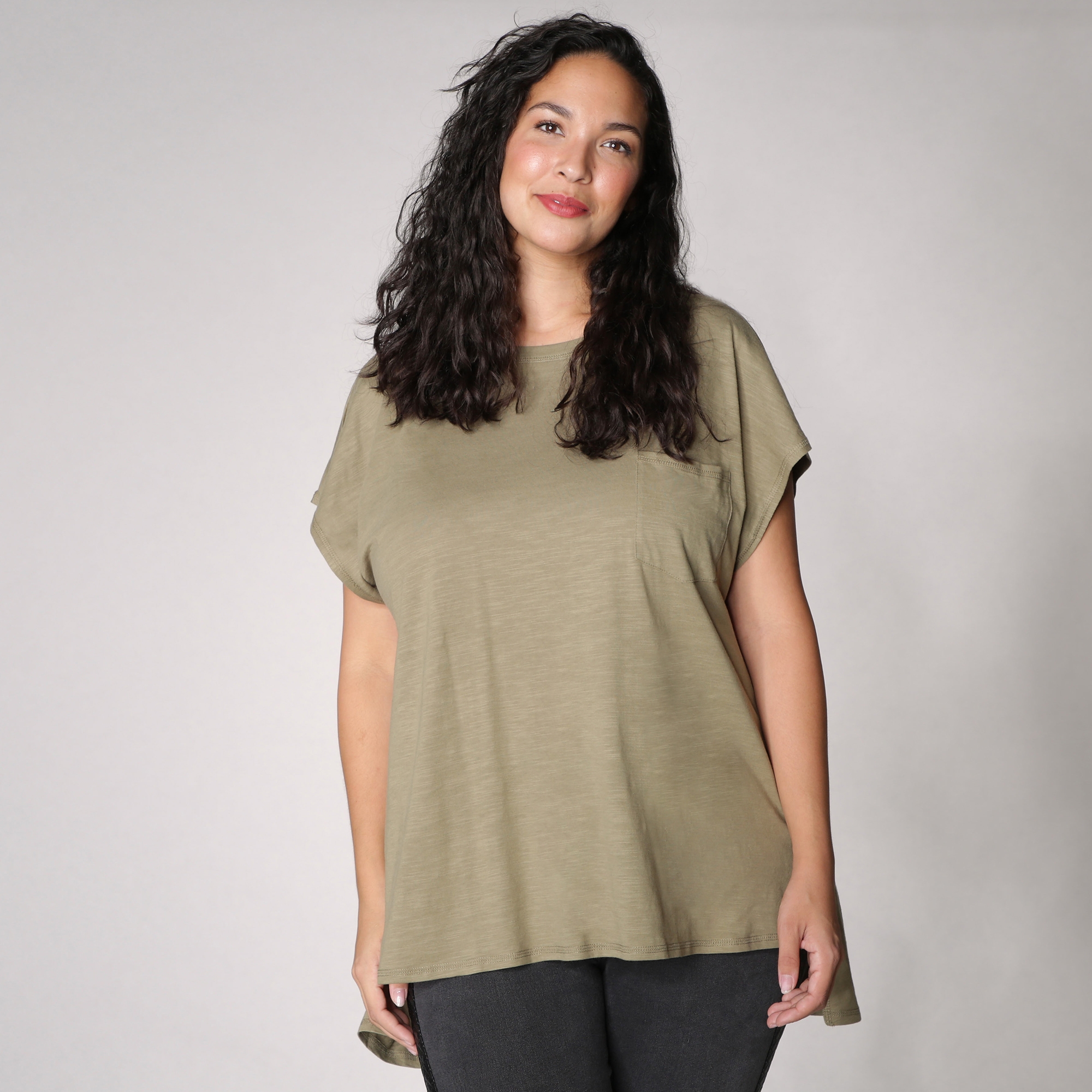 DG2 by Diane Gilman Hi-Lo Split Side Top