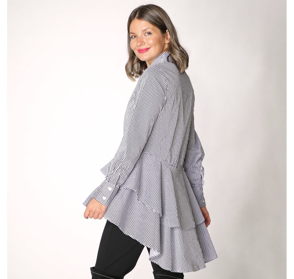 Image 371857_ALTMORE3.jpg, Product 371-857 / Price $24.33, Guillaume High-Low Peplum Shirt from Guillaume on TSC.ca's Fashion department