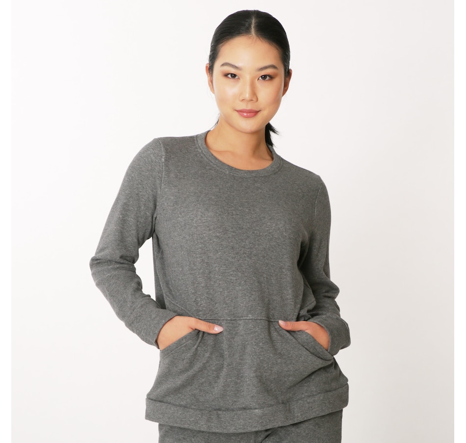 Image 371873_CHAHT.jpg, Product 371-873 / Price $19.33, Cuddl Duds Teddy Plush Crew Top With Pockets from Cuddl Duds on TSC.ca's Fashion department