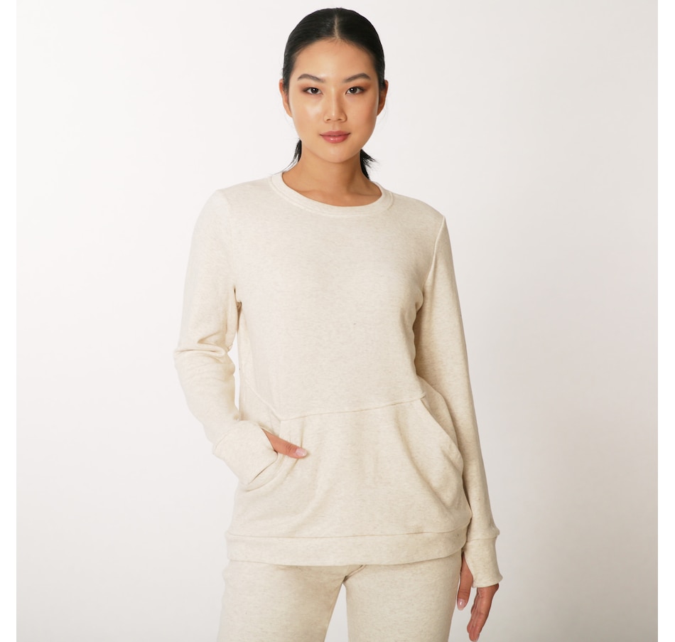 Image 371873_OATHT.jpg, Product 371-873 / Price $19.33, Cuddl Duds Teddy Plush Crew Top With Pockets from Cuddl Duds on TSC.ca's Fashion department