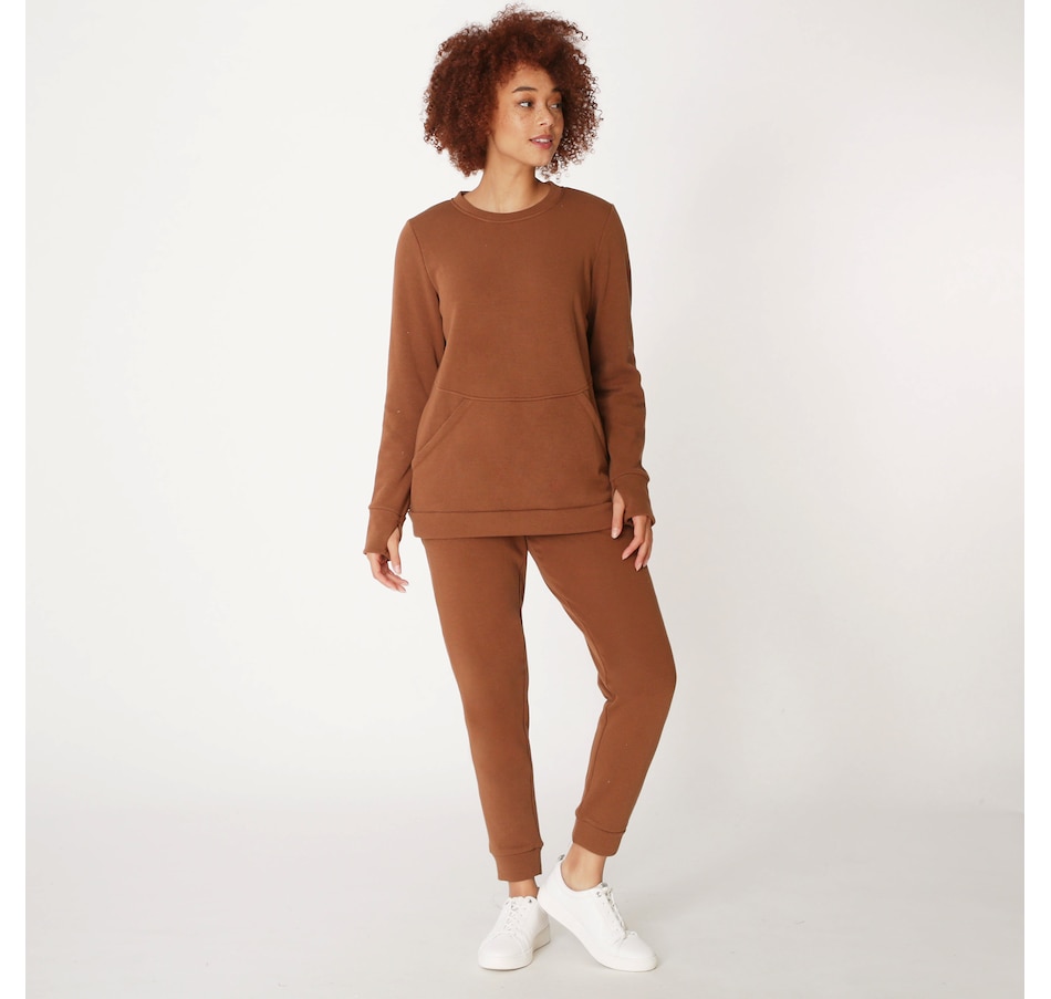 Image 371873_PRTBW.jpg, Product 371-873 / Price $19.33, Cuddl Duds Teddy Plush Crew Top With Pockets from Cuddl Duds on TSC.ca's Fashion department