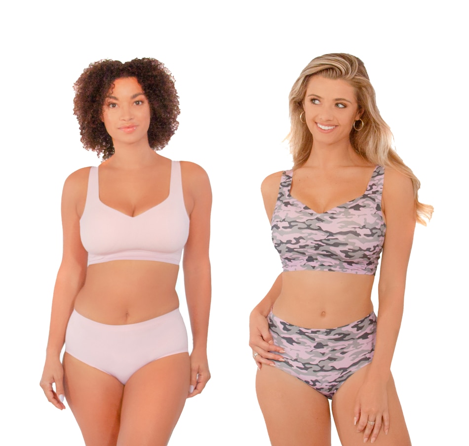 Clothing & Shoes - Socks & Underwear - Bras - Rhonda Shear Sweetheart  Neckline Body Bra with Lift 2-Pack - Online Shopping for Canadians