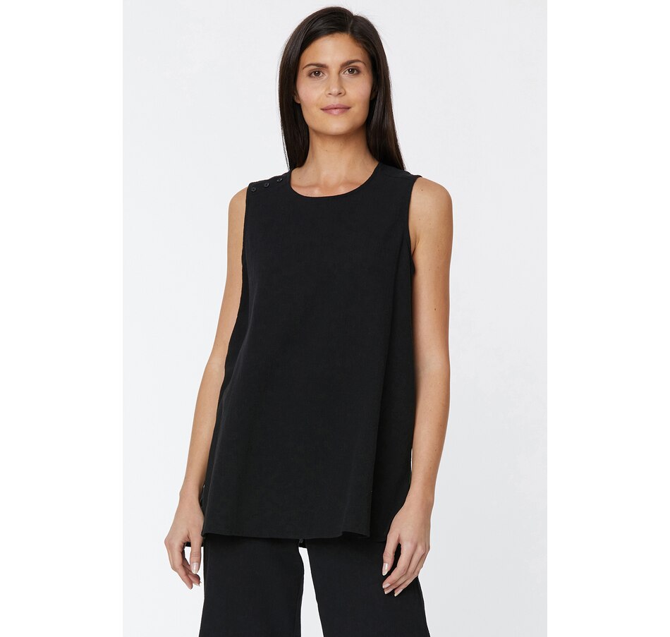 Clothing & Shoes Tops TShirts & Tops NYDJ Gauze Sleeveless Tunic