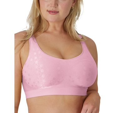 Clothing & Shoes - Socks & Underwear - Bras - Bali Comfort Resolution  Wire-Free Dot Pattern with Wicking Fabric Bra - Online Shopping for  Canadians